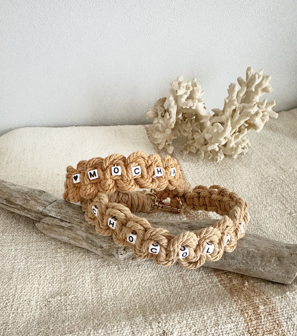 100%コットン♡首輪♡チョーカー♡お散歩♡ハンドメイド