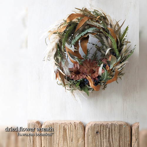 専用＊迎春2025大輪サルフレア＆コットン 正月飾り(ドライ)