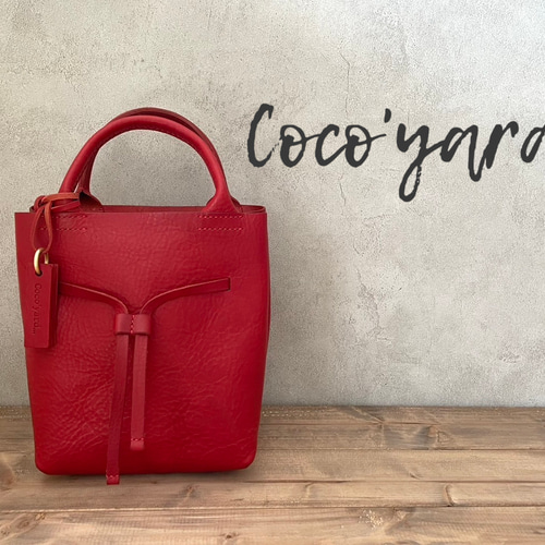 イタリアンレザーバッグ] 本革 ハンドバッグ [Coco'yard