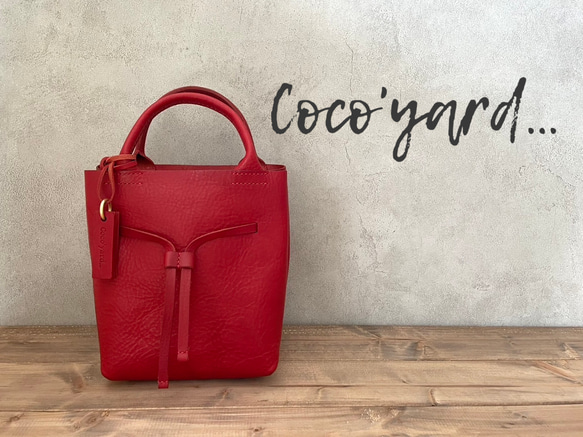 イタリアンレザーバッグ] 本革 ハンドバッグ [Coco'yard