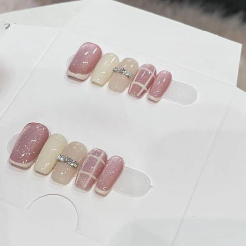 ネイルチップ シズニルック 前撮 振袖 袴 成人式 気質 卒業式 可愛い  