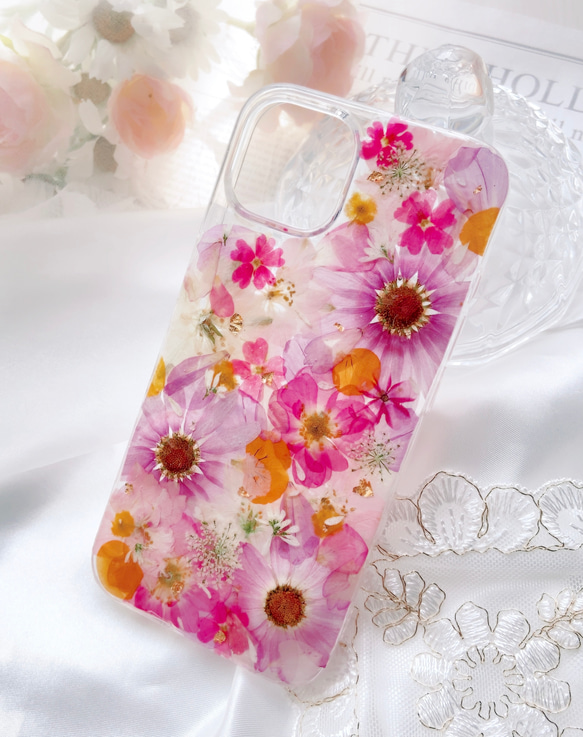 ｡.:*･ﾟ✽ Spring collection 花畑のスマホケース｡.:*･ﾟ✽ 3枚目の画像