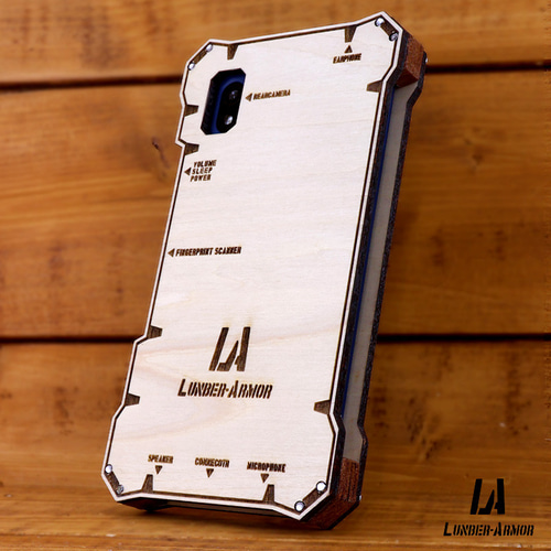 Xperia Ace III ケース 木製 ウッド wood 木 本革 耐衝撃 かっこいい