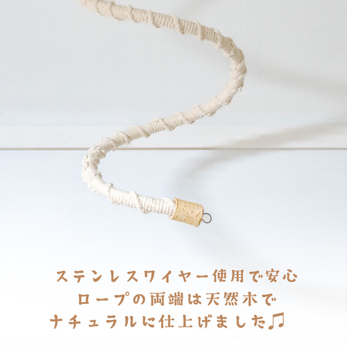 インコちゃんの✩.*˚くねくねロープアスレチック 小型〜中型さん向け