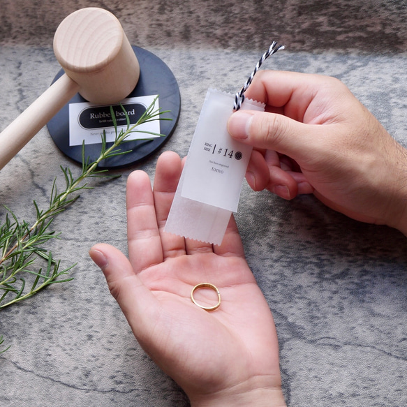 ⭐️真鍮⭐️ペアリングキット<リングゲージ専用> 4枚目の画像