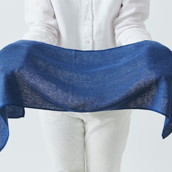 亞麻針織網狀毛巾 | 淡綠色 第4張的照片