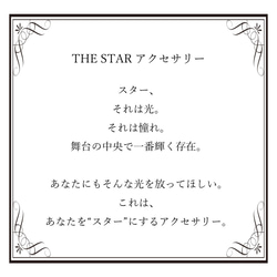 上品さと、確かな存在感・主役級アクセサリー～THE STAR PIERCE～(ピアス・ゴールド) 11枚目の画像
