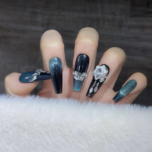 ネイルチップ シズニルック 前撮 振袖 袴 成人式 気質 卒業式 可愛い  