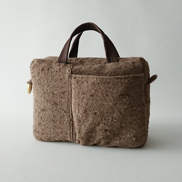 nep tweed bag [light brown] 6枚目の画像