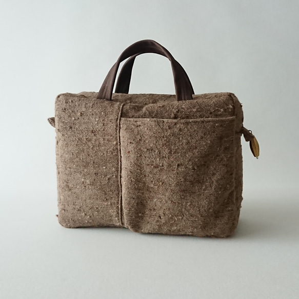 nep tweed bag [light brown] 1枚目の画像