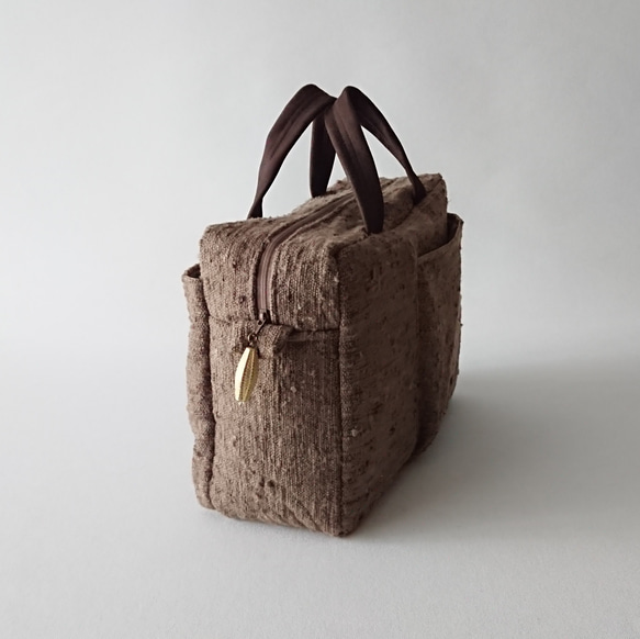 nep tweed bag [light brown] 4枚目の画像