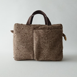 nep tweed bag [light brown] 2枚目の画像