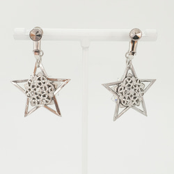 上品さと、確かな存在感・主役級アクセサリー～THE STAR EARRINGS～(イヤリング・シルバー) 3枚目の画像