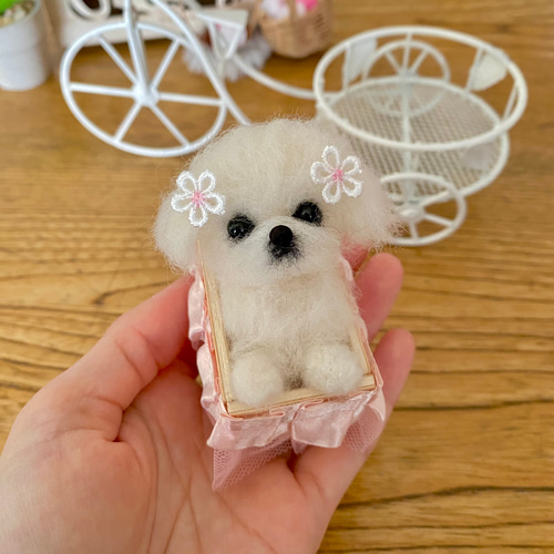 送料無料】羊毛フェルト ペキニーズ 羊毛フェルト ♡ron♡ 通販