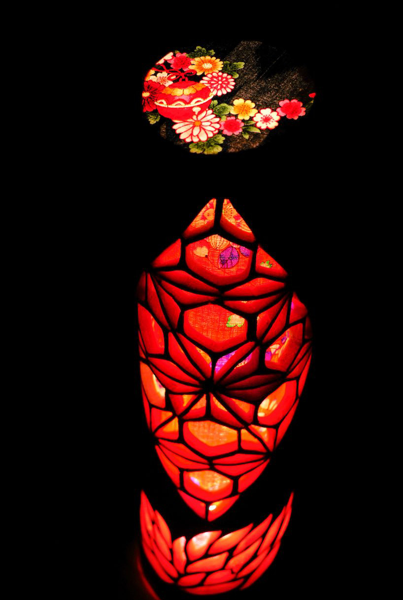 竹灯り・竹あかり・竹灯籠　～～ 癒しの灯り　華衣ライン★炎★～～