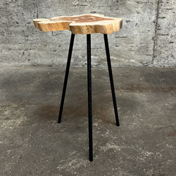 伊吹【イブキ】一枚板サイドテーブル② サイドテーブル カラバ