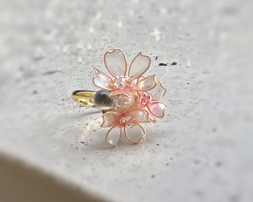 ロマンティックリップ フラワーリングハート ロマンチックな唇 マジックワンド 桜 ロマンティックリップ フラワーリングハート ロマンチックな唇