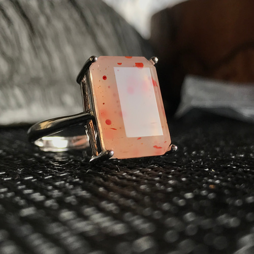 ゴビ石−1218 ゴビ瑪瑙水玉模様ルース