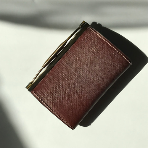 J&FJ Baker ロシアンカーフ（ヴォリンカ）がま口ウォレット