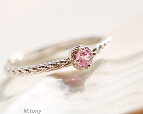 寝不足双子ママ】SV950 天然石 ルビー サファイア シルバーリング