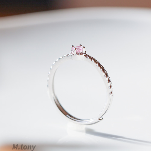 ❤️未使用❤️BIG ローズクォーツ ピンクサファイア リング ピンクサファイアとローズクォーツのリングセット【9月誕生石