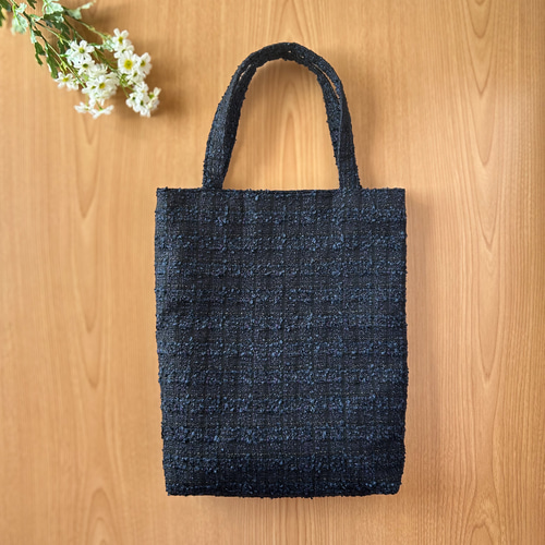 ツイードのフォーマルサブバッグ マチあり/サブバッグ/セレモニー