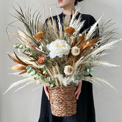 在庫整理❣️爆盛り‼️ドライフラワー　長さあり‼️ ドライフラワーの祝い花 / 開店祝い 開業 開院 結婚祝い 還暦祝い 楽屋