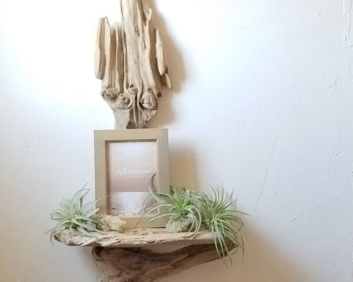 キャンドルホルダー　エアプランツホルダー　ティーライトキャンドル　ウッドレジン ee51df8c41f72089640a60362310f4