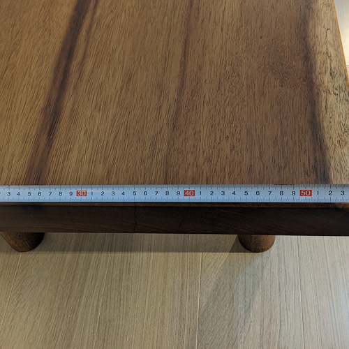 アフリカンローテーブル幅広木製2m