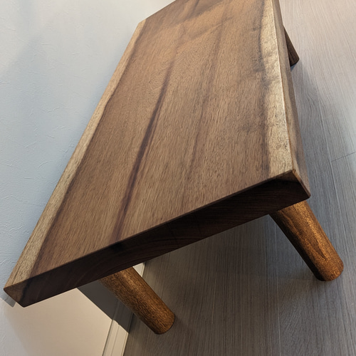 イロコ（アフリカンチーク）一枚板 ローテーブル 1点物A ローテーブル