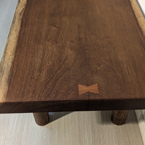 ＃1536■　アフリカンチーク　テーブル　ローテーブル　ダイニング　座卓　一枚板 ローテーブルxイロコ（アフリカンチーク）【神奈川県横浜市港北区 個人