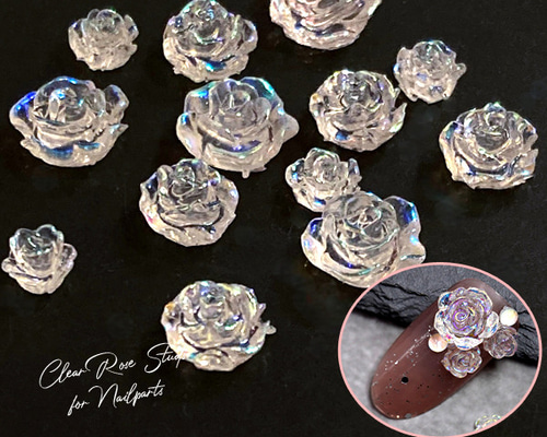 バラ 薔薇 ローズ ネイルパーツ ウエディングネイル デコ★オーダー専用★ f7c89246abbae05e1f2436d7490bba