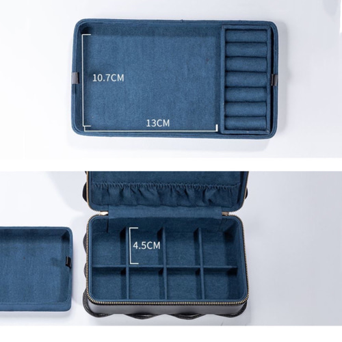 イヤリング収納 指輪入れ レザージュエリーポックス アクセサリー