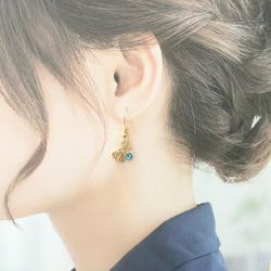 シェルとプルメリアピアス イヤリング ikuto.photo-415.jpg?v=