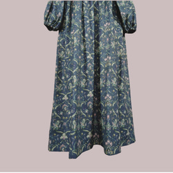 バルーン袖のギャザーワンピース 8枚目の画像