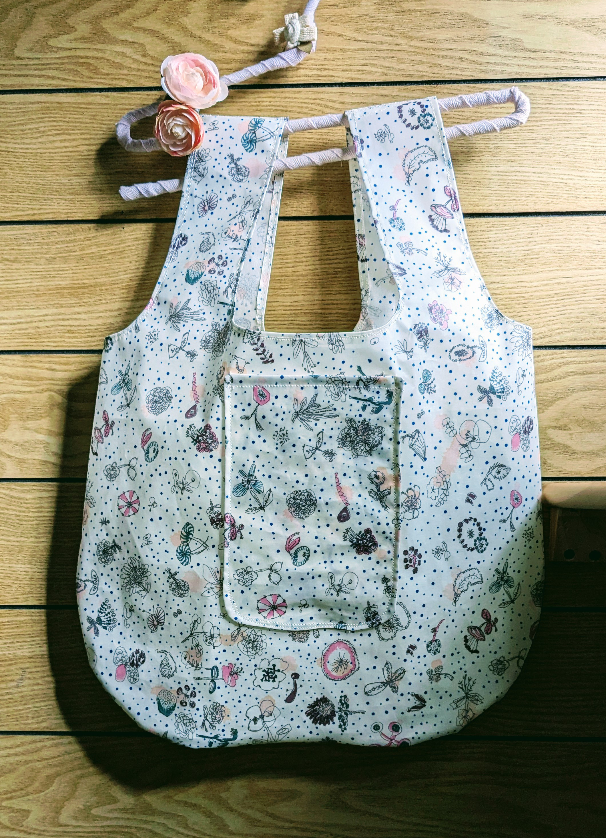 エコバッグ 「リバティプリント」小袋ケースあり ハンドメイド