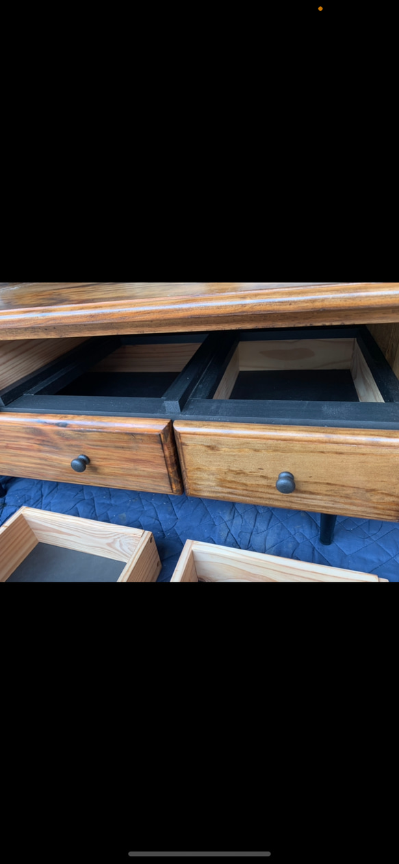 リメイクテレビボード　キャビネット　リビング　アンティーク　(送料無料) オシャレ　テーブル 