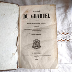 【アンティークミサ曲集】Abrégé du graduel, 1840：ネウマ譜、ブラウン革張り 3枚目の画像