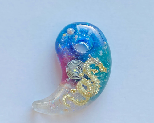 宇宙銀行の番龍 -勾玉オルゴナイト- その他アート ORIKA 通販 17312945