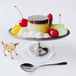 ゆずプリンアラモード　食品サンプル ゆず様専用プリンアラモード 食品サンプル
