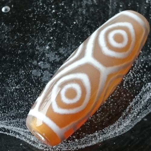 極上✨橙玉髄✨龍眼天珠 天然石 F* 通販 17313391｜Creema(クリーマ