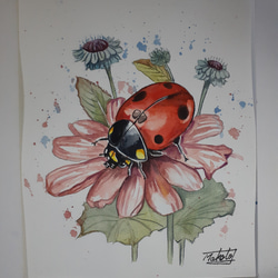 エ*カ様 てんとう虫と花のケース エ*カ様 てんとう虫と花のコインケース エ*カ様 てんとう