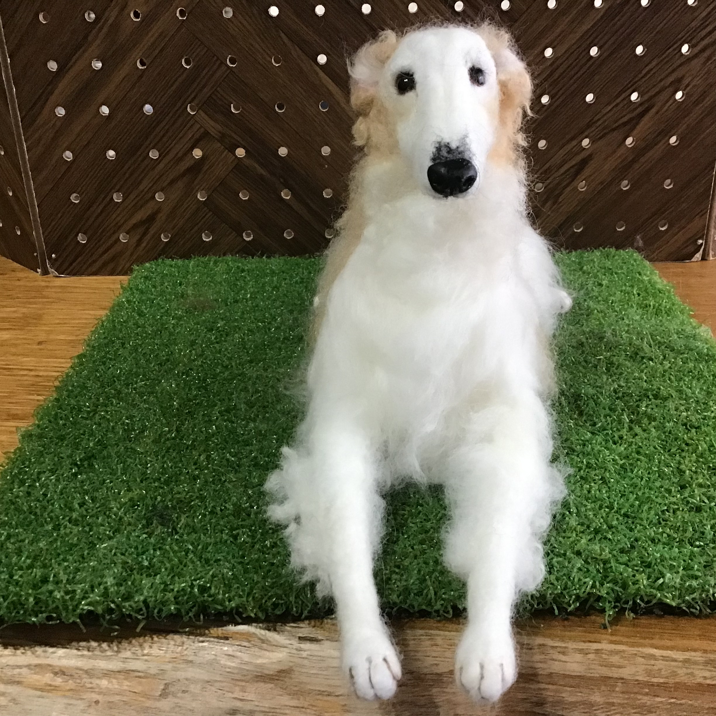 ボルゾイ（リラックスポーズ） 羊毛フェルト コーギー大好きママ 通販 