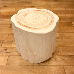 Hinoki  Wood  Stool  No.583 3枚目の画像