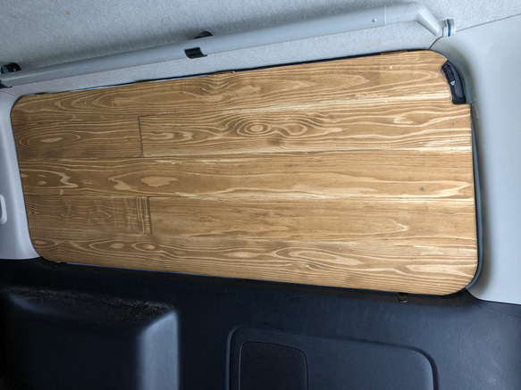 ハイエース　200系　ウインドウパネル　窓埋めパネル　国産材製　バンライフ　ウッディ　ナチュラル　車中泊 1枚目の画像