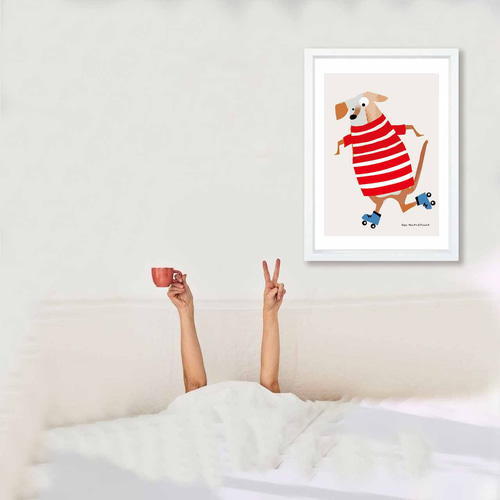 OTTA 手書きイラスト　ポスター　絵　アート OTTA 手書きイラスト ポスター 絵 アート OTTA 手書きイラスト