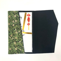 慶弔両用袱紗◼️Hi fashion fabricsボタニカルプリント 2枚目の画像