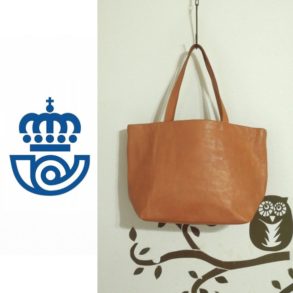 bighug キャメル ストラップショルダー○S （bighug ハイランドレザー  