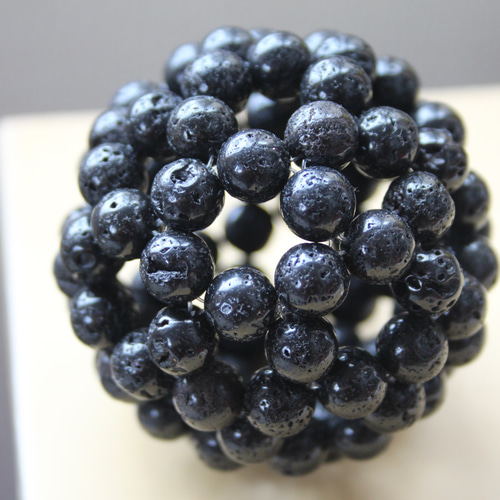 専用出品★ フラーレン 受注製作】フラーレン 8mm 世界遺産・富士山溶岩 その他アクセサリー