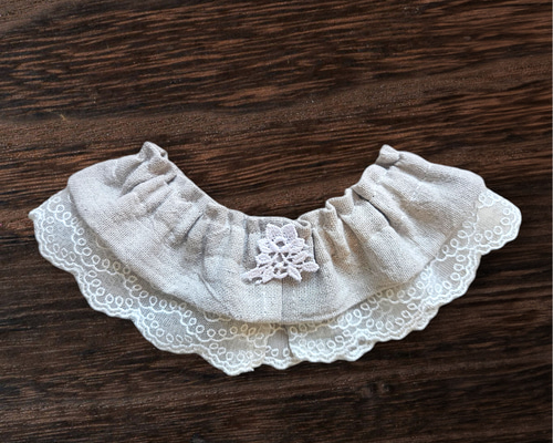 フレンチレース♡刺繍入りリネンポシェット♡作家様オリジナル布バッグ 刺繍レース×サテンタイトミニキャバドレス♡(fm2370)